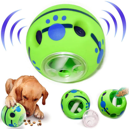 Interactive Dog Toys Food Dispensing Treat Pet Giggle Ball Safe Dog Squeaky Puppy Puzzle Toy for Small Medium Large Dog