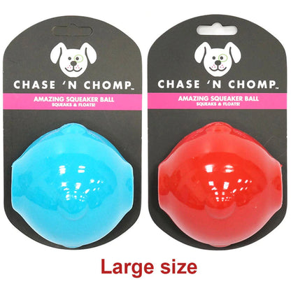 Dog Toy Amazing Squeaker Ball Durable Floatable Springy Bite Resistant Best for Tossing Chasing Foraging Medium Large Dog