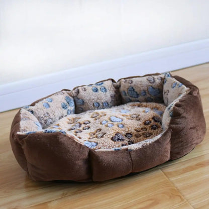Warm round Pet Nest Cat Bed Comfortable Warming Dog Cat House Fall Winter Washable Kennel Dog Bed Warm House for Pet