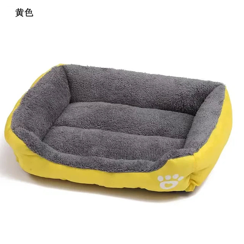 Pet Large Dog Bed Warm House Candy-Colored Square Nest Pet Kennel for Small Medium Large Dogs Cat Puppy plus Size Dog Baskets