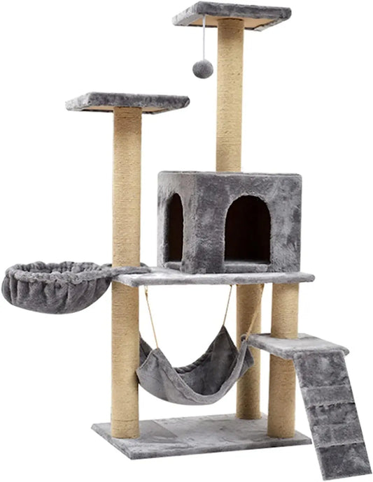 Cat Scratcher Tree Indoor Cat Scratching Posts Stand House Kitty Condo Funny Cat Toys for Kittens Pet Play House