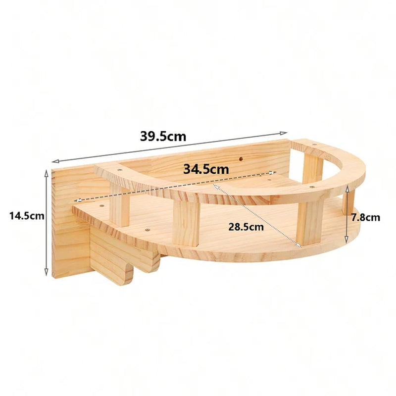 Cat Wall Mounted Scratcher Beds Furniture Cats Climbing Tree Hammock Perches House of Cats Sofa for Cat Sleeping and Resting