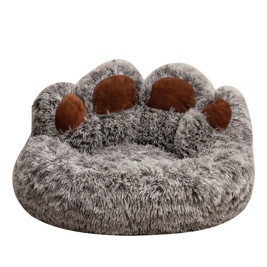 Cartoon Dog Bed for Pet Winter Warm Plush Bed Bedding Dogs Kennel Soft Thickened Mattress Small Cat Indoor Resting Bed