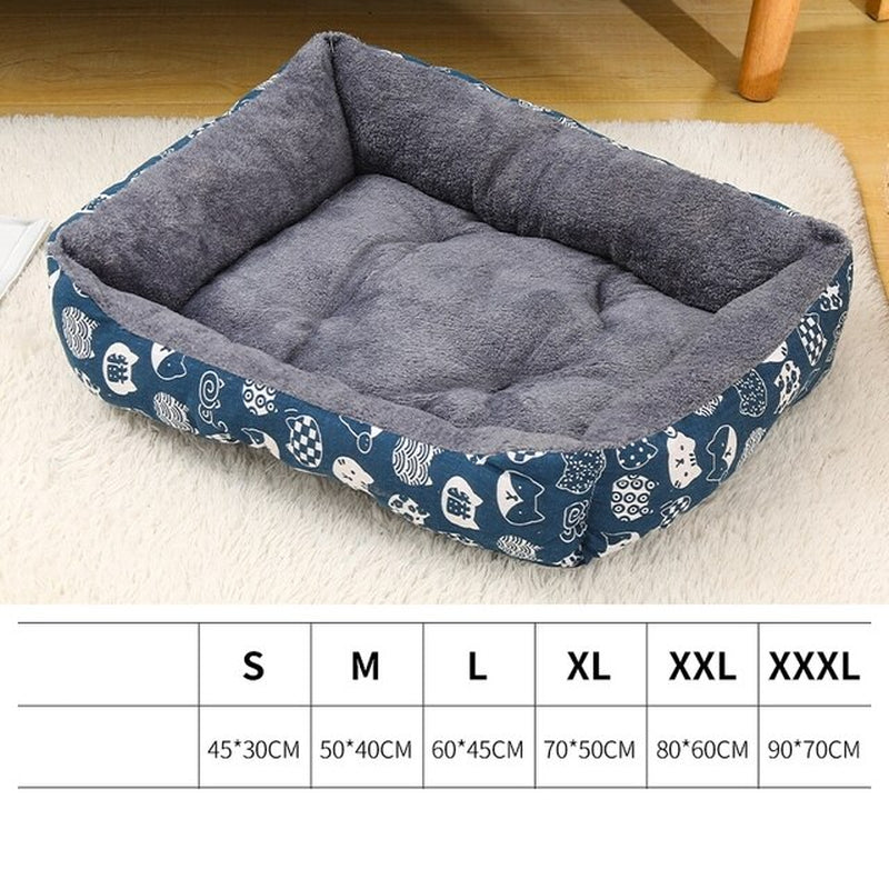 Pet Dog Cat Bed Mat Large Dog Sofa Bed Warm Pet Nest Kennel for Small Medium Large Dogs Puppy Kitten plus Size Sleeping Mattress